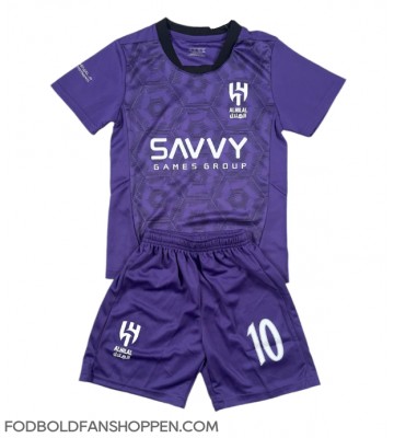 Al-Hilal Neymar Jr #10 Tredjetrøje Børn 2024-25 Kortærmet (+ Korte bukser)